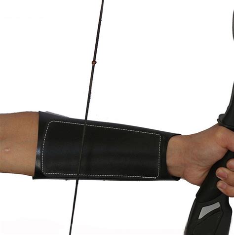 Leather Archery Wrist Arm Guard Compound Recurve Bow Arm Protection
