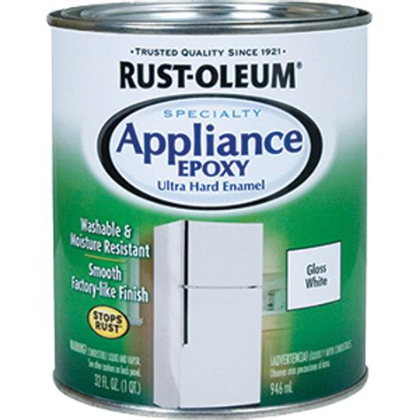 Rust Oleum 241168 Qt White Appliance Epoxy Paint