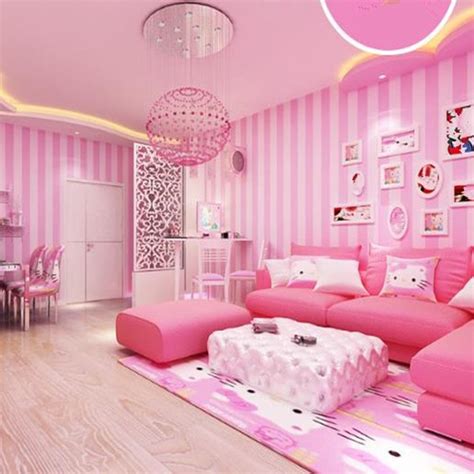 Buy Pink 3d Wallpapers Vertical Striped