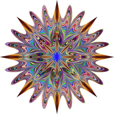 Psychedelic Star Transparent Png Stickpng