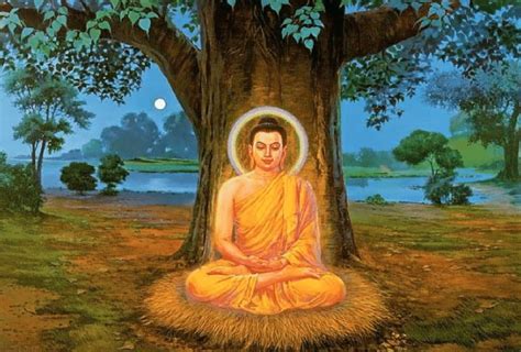 Anon Nd Buddha Achieving Enlightenment Under The Bodhi Tree
