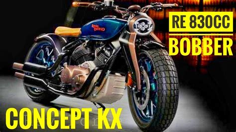 Royal Enfield 838 V Twin Bobber Concept Kx Motorcylce