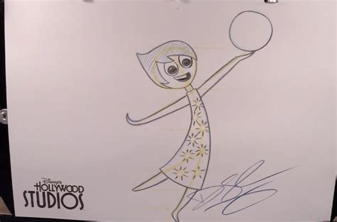 Learn To Draw Joy From Pixars Inside Out The Disney Blog