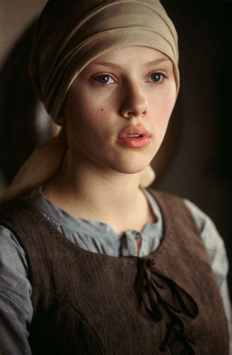 Scarlett Johansson In Girl With A Pearl Earring 2003 Scarlett