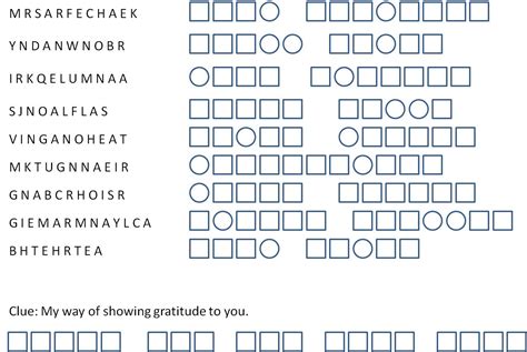 Create your own puzzle for free. Printable Jumble Crossword Puzzles | Printable Crossword Puzzles