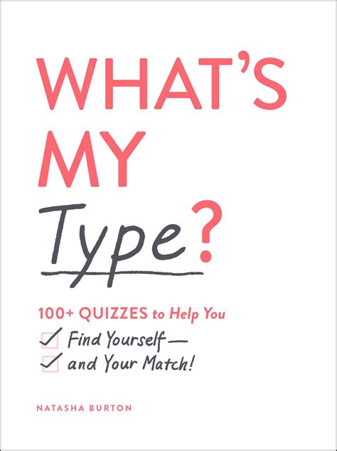 Whats My Type Book By Natasha Burton Official Publisher Page