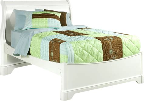 Oberon White 3 Pc Full Sleigh Bed Rooms To Go