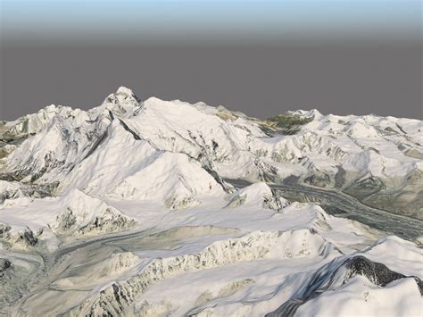 Mount Everest Himalayas 3d Model Cgtrader