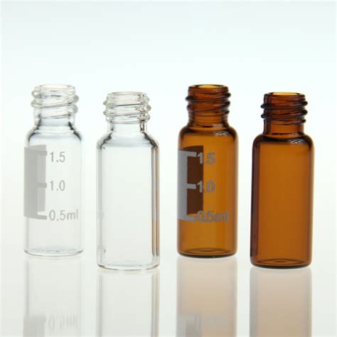 Standard 2ml Screw Top Clear And Amber Glass Vials With And Without Write 1 5ml Id 21855557930