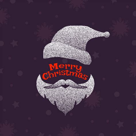 Merry christmas seamless pattern cute cat doodle in pastel color. Abstract decorative Merry Christmas dotted santa claus ...
