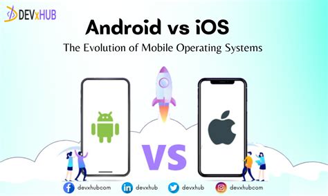 The Evolution Of Mobile Operating Systems Android Vs Ios