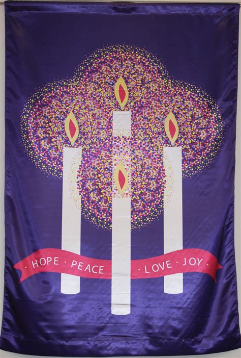 Chandler Umc Advent Banner Peace Joy Love Banner Joy