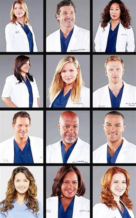 Greys Anatomy Characters Greys Anatomy Cast Greys Anatomy