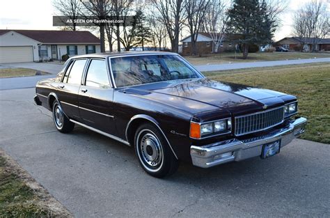 1985 Chevrolet Caprice Classic Information And Photos Momentcar