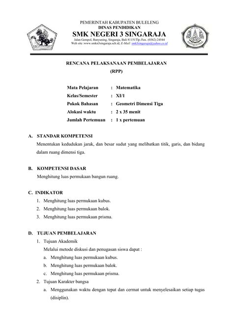 Soal matematika kelas 5 luas permukaan kubus. Contoh Latihan Soal: Soal Matematika Kelas 5 Sd Luas Permukaan Kubus Dan Balok
