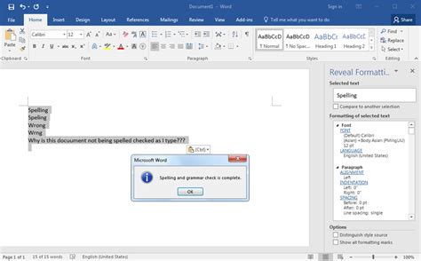 Ms Word 2016 Spell Check Does Not Seem To Be Working Microsoft Community
