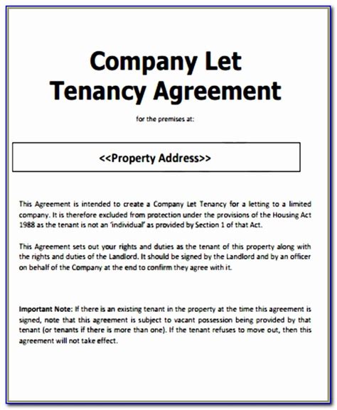When you went in with someone to purchase property you likely had plans for it. Tenancy Agreement Template Free Download Malaysia ...