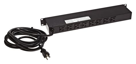Pos 194 S Bud Industries Power Outlet Strip 19 Rack Mount 15a