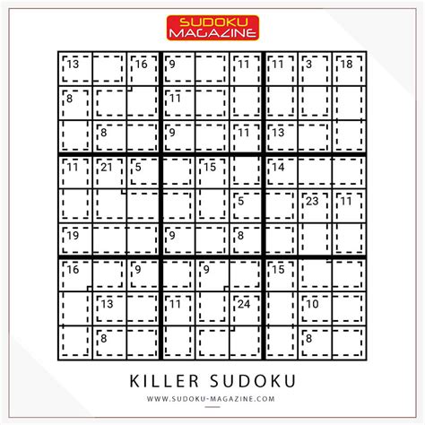 Free Daily Sudoku Easy Killer Sudoku 0008 Sudoku Mania