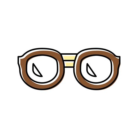 Geek Glasses Frame Color Icon Vector Illustration 18999807 Vector Art At Vecteezy