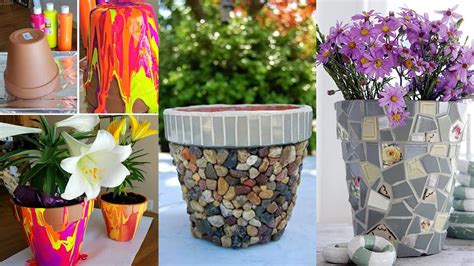 40 Cool Ways To Decorate Your Flower Pots Youtube