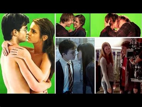 Top Harry Potter Kissing Scenes Behind The Scenes Youtube