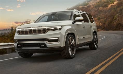 Gallery of 55 high resolution images and press release information. Jeep unveils mammoth Grand Wagoneer concept, 2021 ...