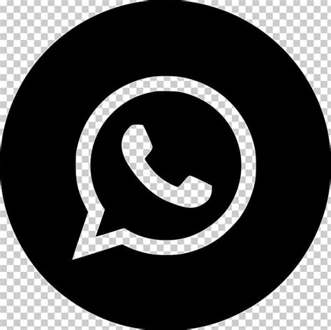 Whatsapp Computer Icons Message Png Clipart Android Black And White