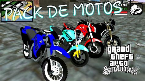 Pack De Motos Dff Gta Sa Android Youtube