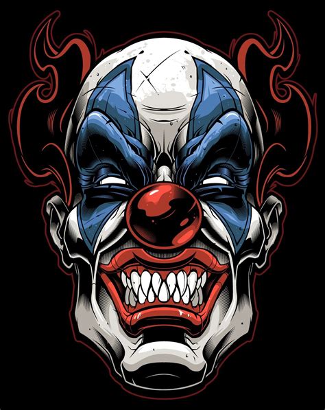 Scary Clowns Evil Clowns Clown Horror Horror Art Evil Clown Tattoos