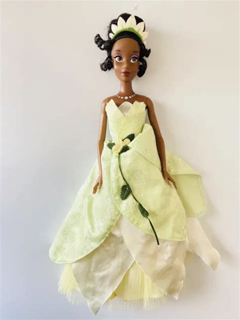 Disney Store Tiana Doll Princess And The Frog African American Green