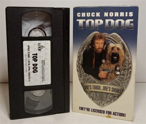 Top Dog Vhs Movie Chuck Norris 1995 800 Picclick