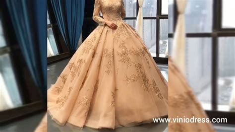Viniodress Gold Prom Gown Fd1246 Youtube