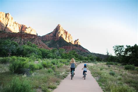 Biking The Parus Trail In Zion National Park The Salt Project