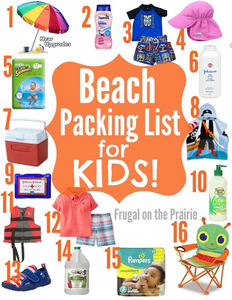 Beach Vacation Packing List With Toddler Wasqipe