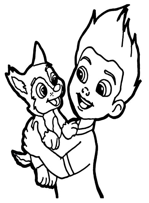 Paw Patrol 17 Coloring Page Free Printable Coloring Pages
