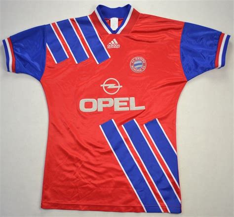 Bayern's kit sponsor is adidas. 1993-95 BAYERN MUNCHEN SHIRT S Football / Soccer ...
