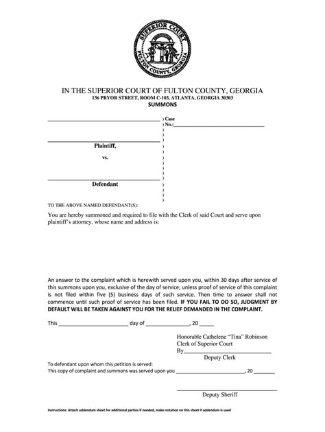 fulton county state court summons fill out and sign online dochub