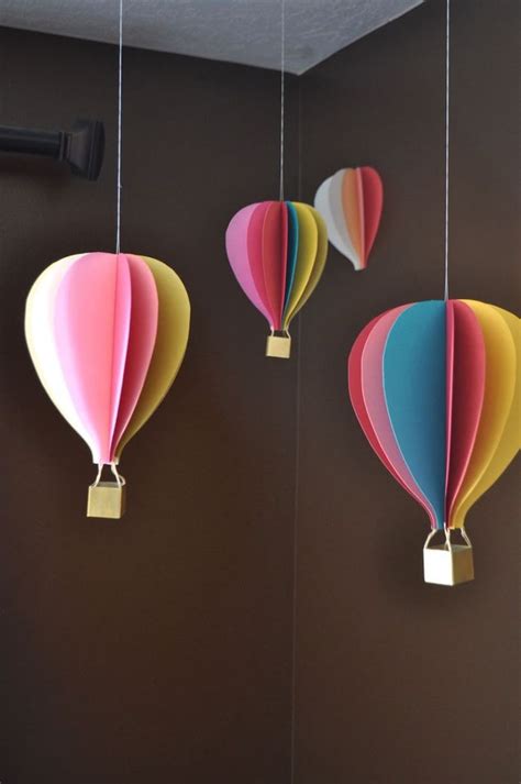 1001 + kreative Ideen, wie Sie einen Heißluftballon basteln | Balloon