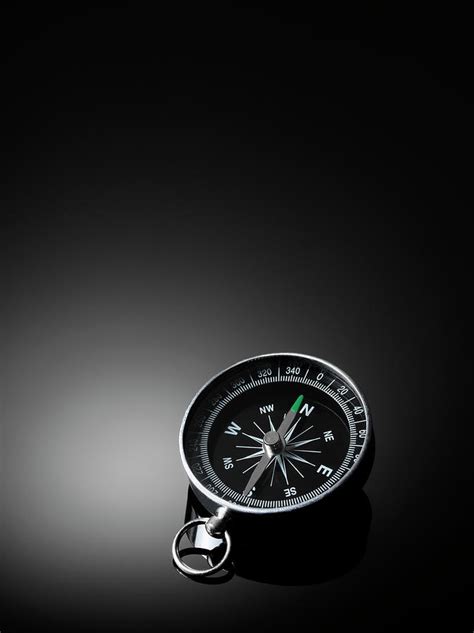 Compass On A Dark Background By Wragg