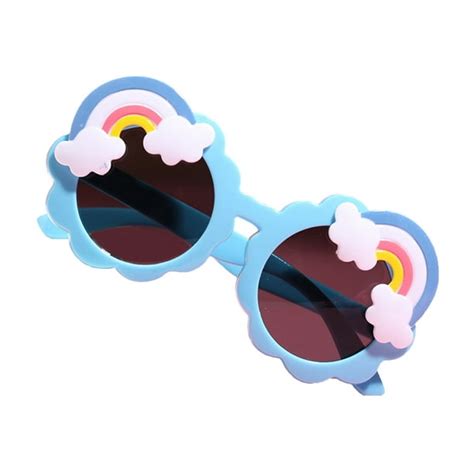 Hirigin Rainbow Flower Sun Glasses Kids Round Sunglasses Children Boys
