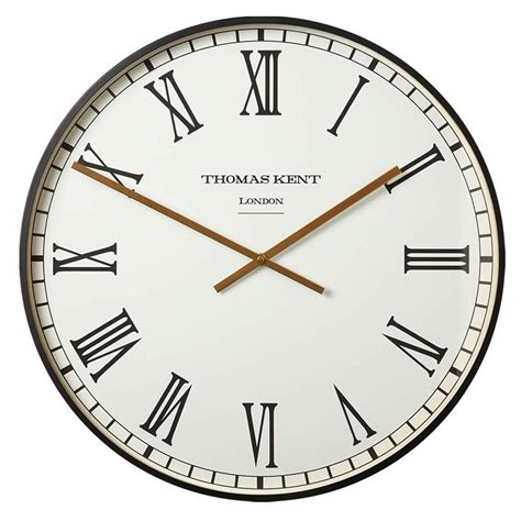 Thomas Kent Clocksmith Wall Clock 76cm Ivory Leekes
