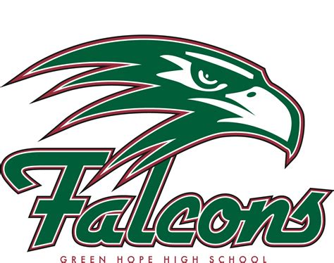 Gh Mascot And Logo Green Hope High School Falcons