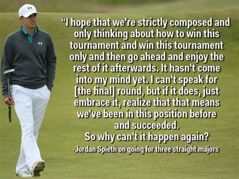 Jordan Spieth Had A Fantastic Answer When Asked About The Pressure Of