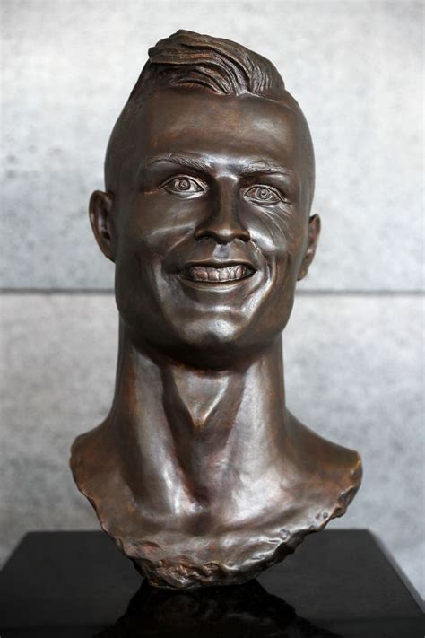 They actually replaced that statue with a new one because it freaked people out so much. Infamous Cristiano Ronaldo Sculptor Gets Another Try At ...