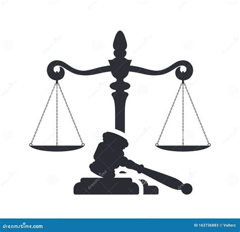 Law And Justice Concept Gavel Of The Judge And Scales Of Justice
