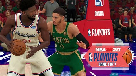 It's probably weird for the players, too—doing their thing in front of empty stands. NBA 2020 Virtual Playoffs - Celtics vs 76ers Round 1 Game ...