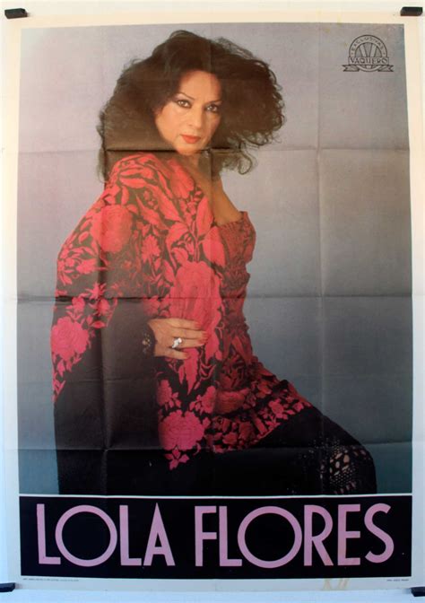 Lola Flores Movie Poster Lola Flores Movie Poster