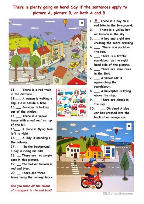 picture description exercise english esl worksheets for distance learning and physical classro