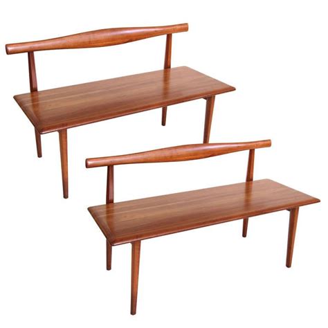 The adina mid century modern collection. Pair of Bed Benches By Kipp Stewart and Stewart MacDougall ...